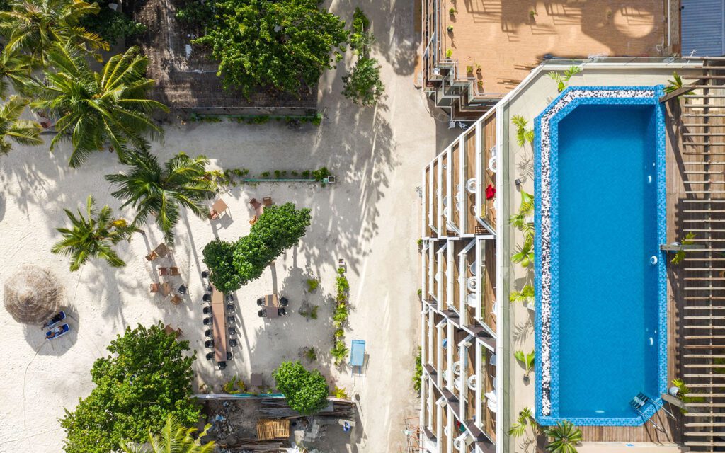 Arena Beach Hotel 海景環境